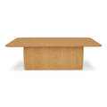 Rectangular Coffee Table with Round Corners - 55W x 36D x 17H