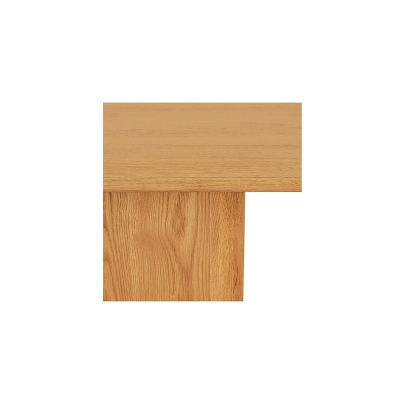 Rectangular Coffee Table with Round Corners - 55W x 36D x 17H