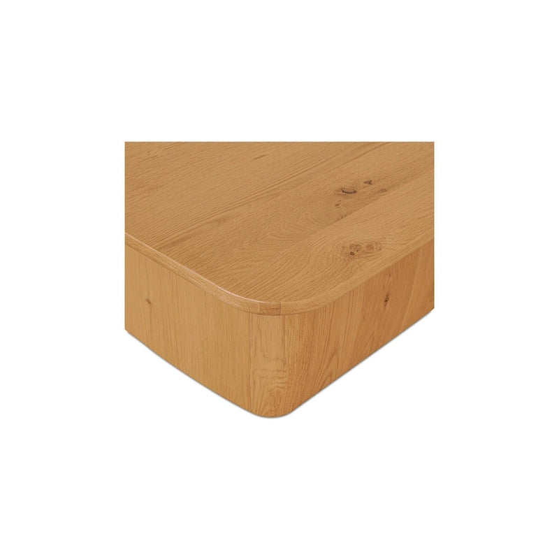 Rectangular Coffee Table with Round Corners - 55W x 36D x 17H
