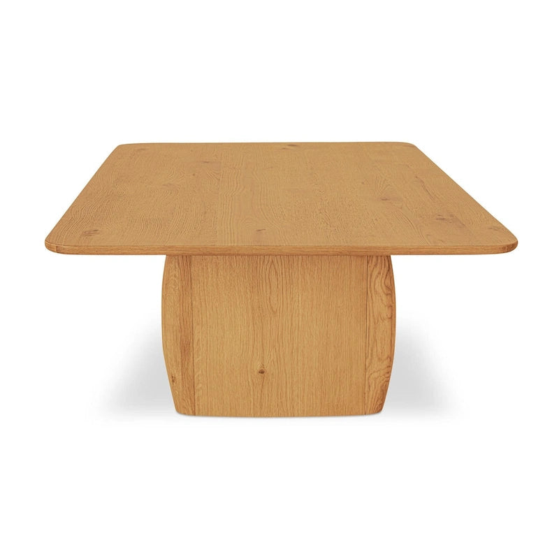 Rectangular Coffee Table with Round Corners - 55W x 36D x 17H