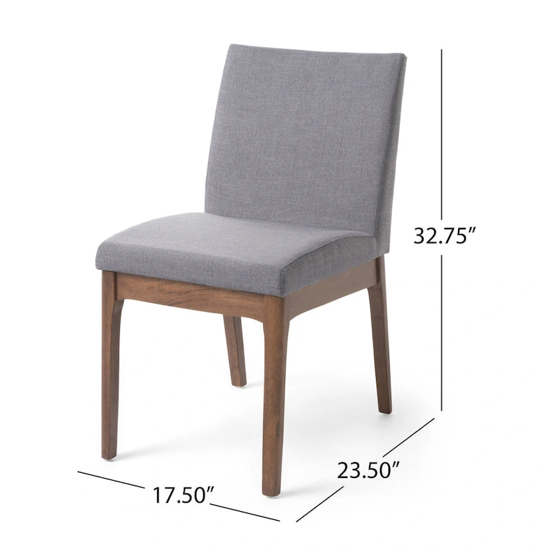 Mid-Century Modern Wood 7-Piece Dining Set