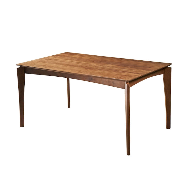 Mid-Century Modern Wood 7-Piece Dining Set