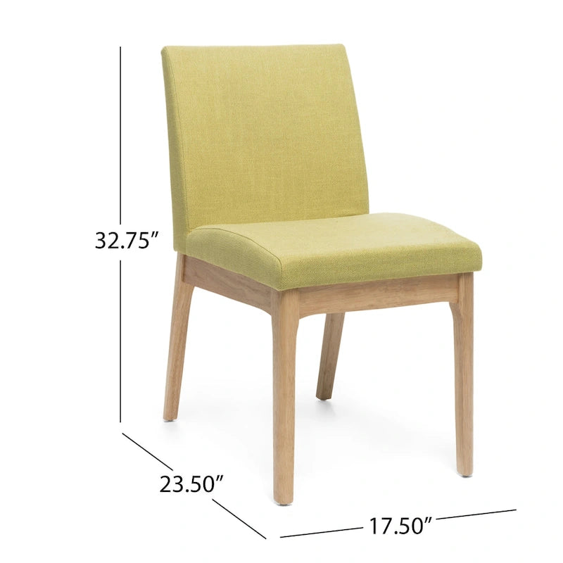 Mid-Century Modern Wood 7-Piece Dining Set