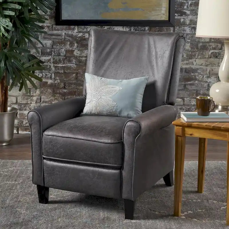 Traditional Microfiber Recliner