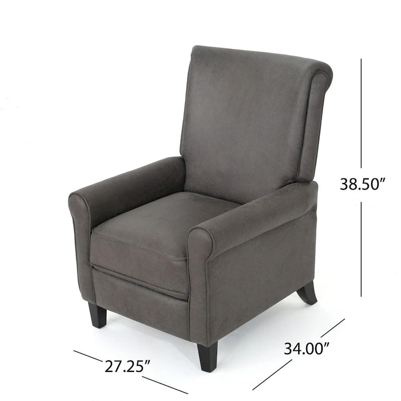 Traditional Microfiber Recliner