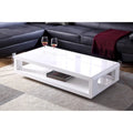 Artiva CASA 48 Modern Euro White lacquered High Gloss Coffee Table