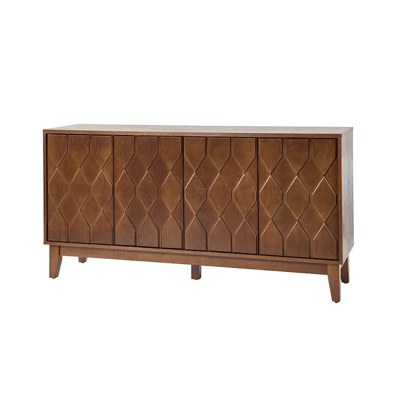 60" Modern Storage Sideboard with Adjustable Shelves