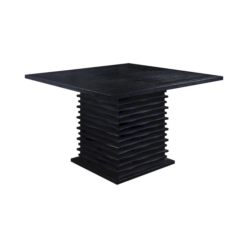 Black and Grey 9-Piece Square Counter Height Dining Set