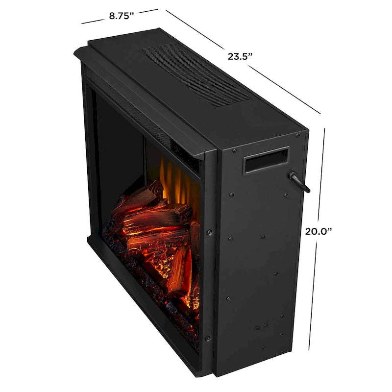 56" TV Stand Electric Fireplace in Gray