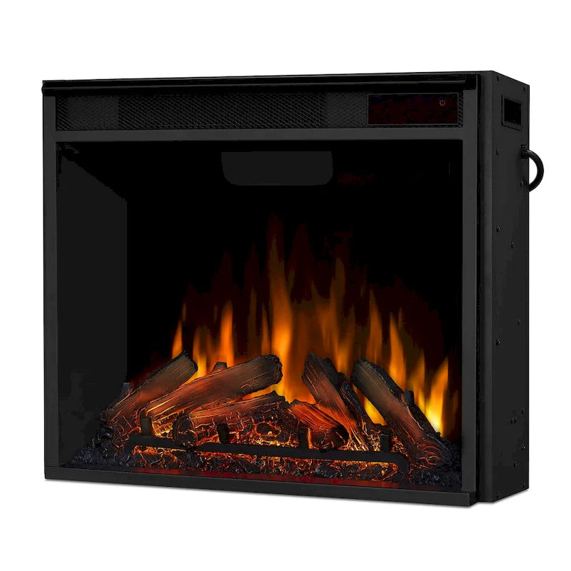 56" TV Stand Electric Fireplace in Gray