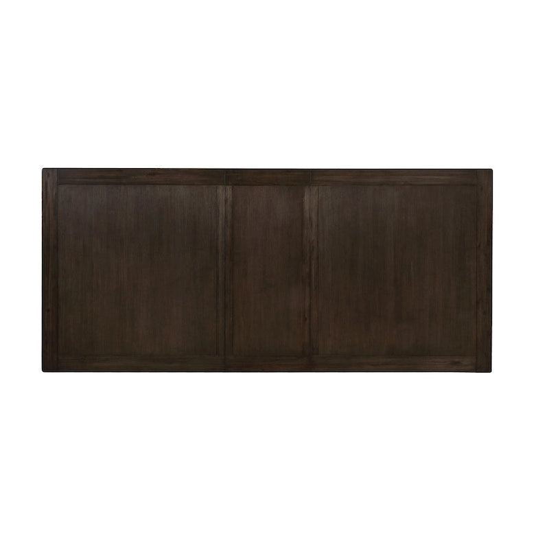Transitional Espresso Wood 7-Piece Dining Set