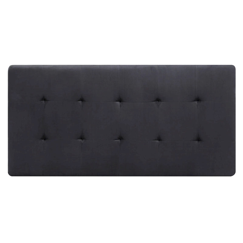 Oversized Velvet Ottoman with Nailhead Accents