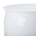Silver Metal Table Stool - 24W x 24D x 17H