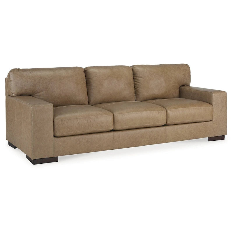 Premium Leather Sofa - 96"W x 40"D x 35"H