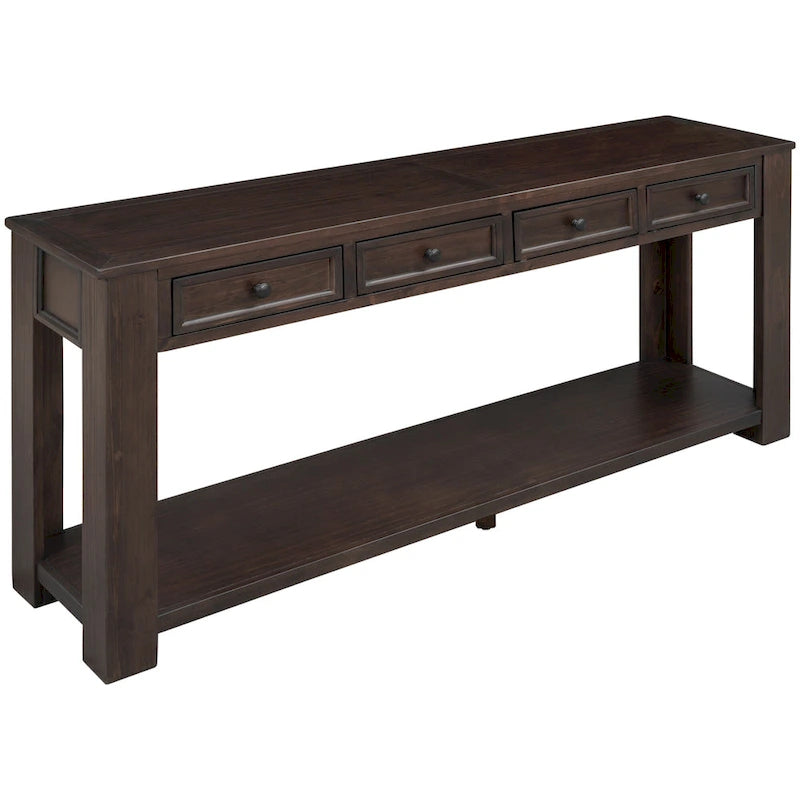 Sofa Table with Storage Drawers