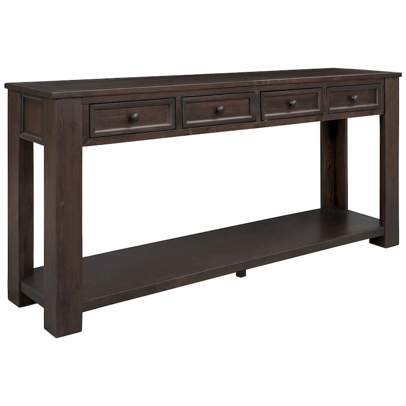 Sofa Table with Storage Drawers