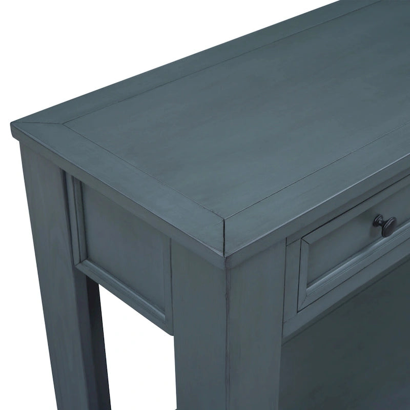 Sofa Table with Storage Drawers