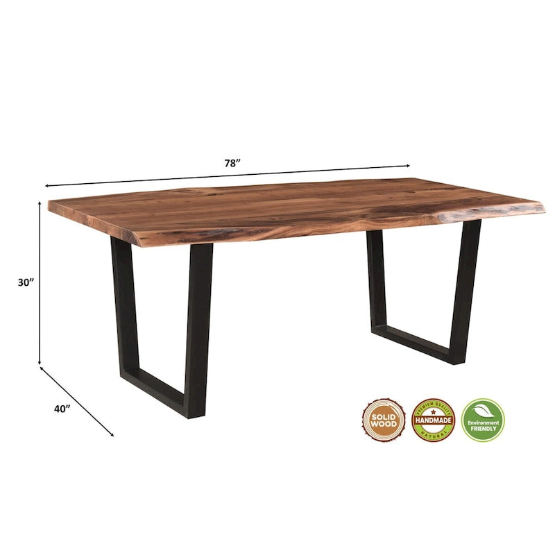 Live Edge Walnut Dining Table